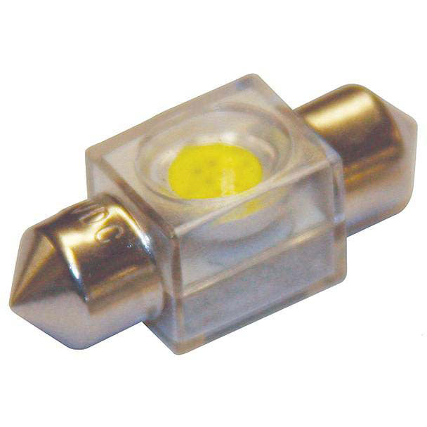 SeaDog 4421311 Nickel Plated Brass 1 LED White Lights 12.8V .5 Watt Sealed Festoon