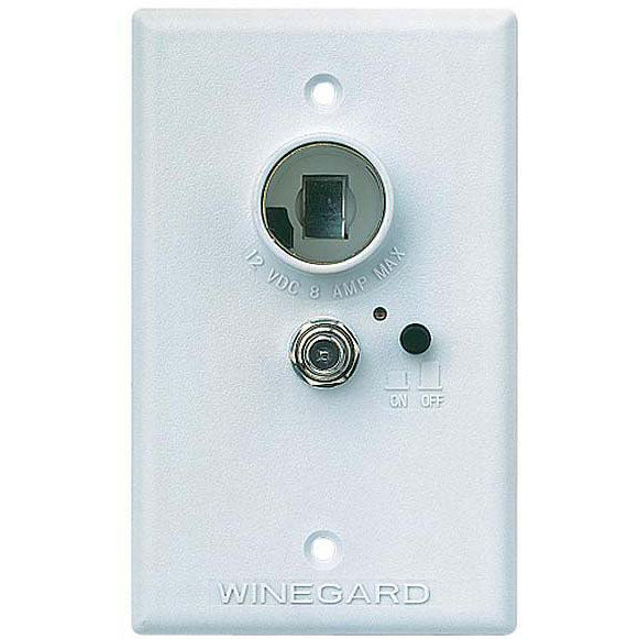 Winegard RV Cable TV Antenna Power Receptacle