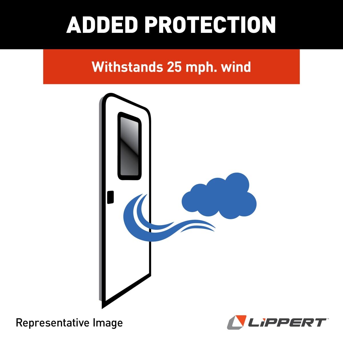 Friction Hinge Kit - Black (Lippert™ Entry Doors only)