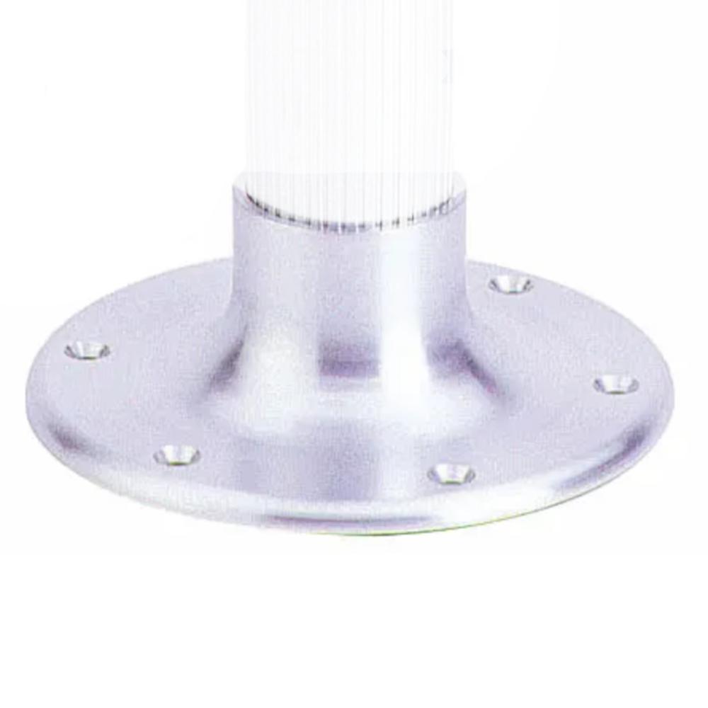 Garelick Table Pedestal Base, Stowable Surface Mount, 2-1/4" x 7" dia