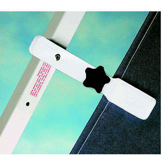 Carefree 902801W Canopy Clamps, White, 2ea