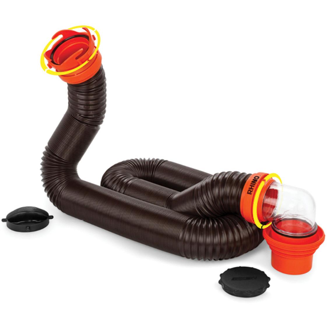 Camco RhinoFlex 15' Camper/RV Sewer Hose Kit