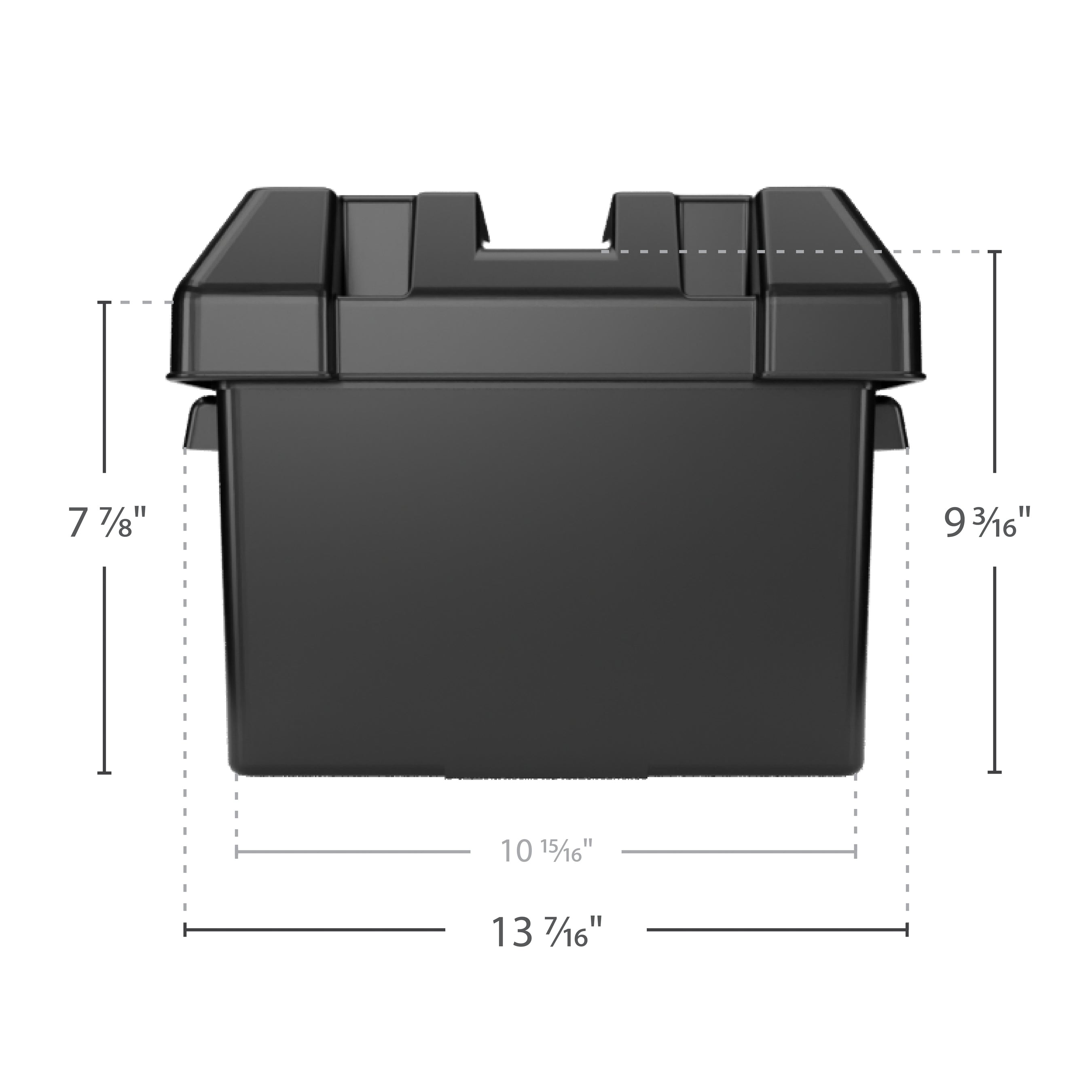 Camco Standard Battery Box, Group 16, Small - 11.33" x 7.84" x 9.9"
