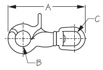Sea-Dog, Trigger Snap, Bronze, 2-9/16"