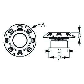 Sea-Dog 7275253 Mushroom Vent, 8