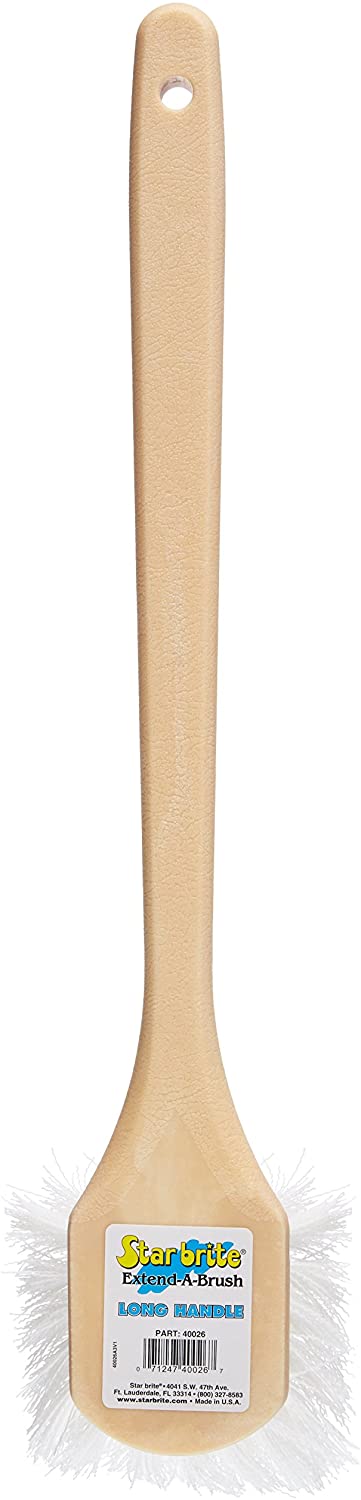 Star Brite Utility Scrub Brush, Long Handle