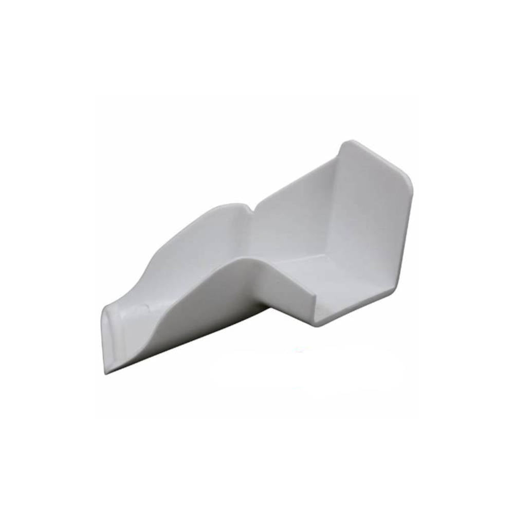 Camco RV Gutter Rain Spouts with Built-In Extensions, White, 4-Pack