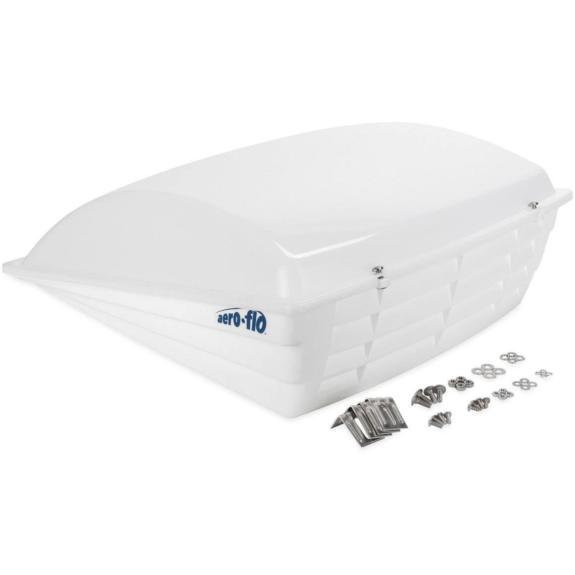 Camco Aeroflo Roof Vent Cover, High Flow, for 14" X 14" Roof Vents, White (E/F)