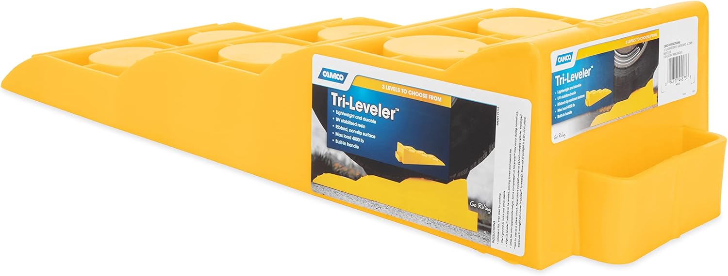 Camco RV Tri-Leveler, Yellow
