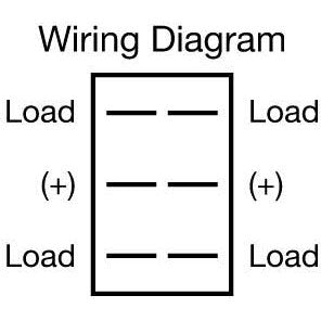 JR Products Heavy Duty On/Off/Momentary-On RV Switch