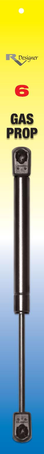 Gas Prop 12" Extended Length, 40 lbs, Stoke 3.9", Compressed 8.1"