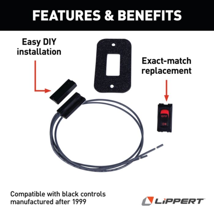 Switch, Door Black For 909507003