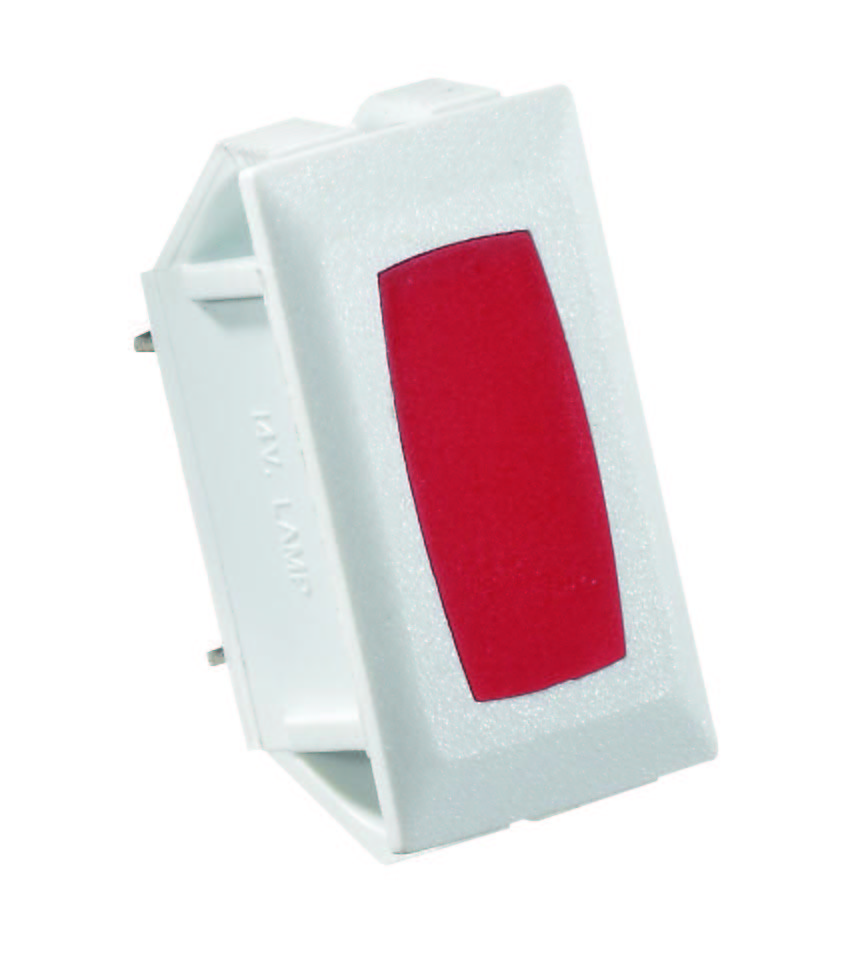 White Indicator Light - Cut-Out .550