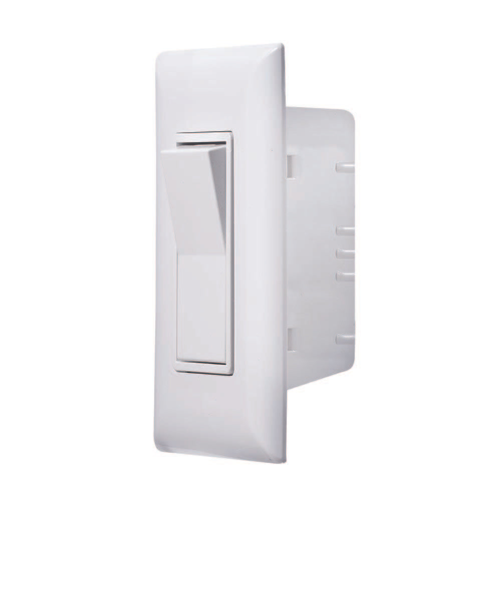 "Self Contained" White Contemporary Touch Switch, Speedwire w/Cover-Plate