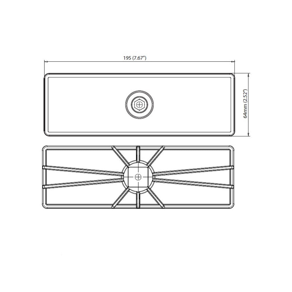 Scanstrut Rokk Universal Self-Drill 'Top Plate'