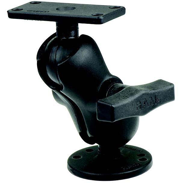 RAM 1.5" Ball Mount with 2.5" Round Base & 2" x 4" Plate for the Humminbird Helix 7 ONLY