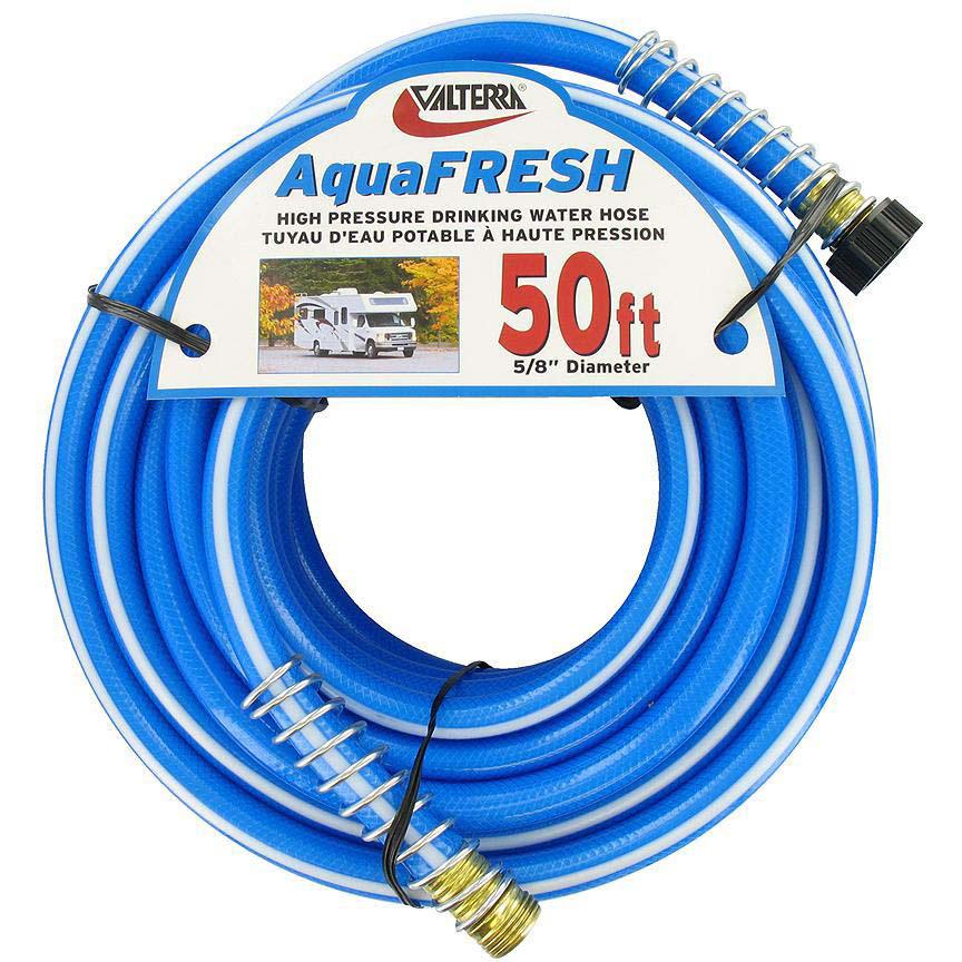 Valterra W019600 Blue AquaFresh High Pressure RV Drinking Water Hose, 5/8