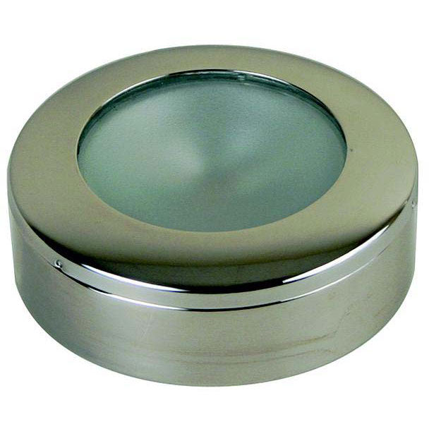 Scandvik 41378P LED 3" Surface Mount Ceiling Light, Warm White w/Blue Night Light