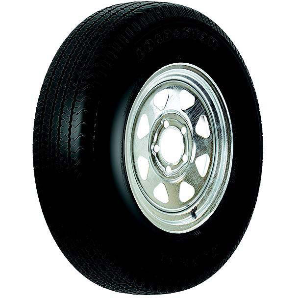 Loadstar ST Radial Tire and Wheel (Rim) Assembly ST225/75R-15 6 Hole D Ply