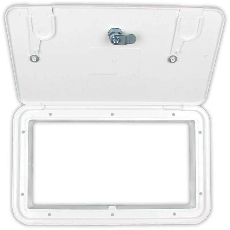 865-94316 Multi-Purpose Hatch w/2 Vermin Doors, Polar White