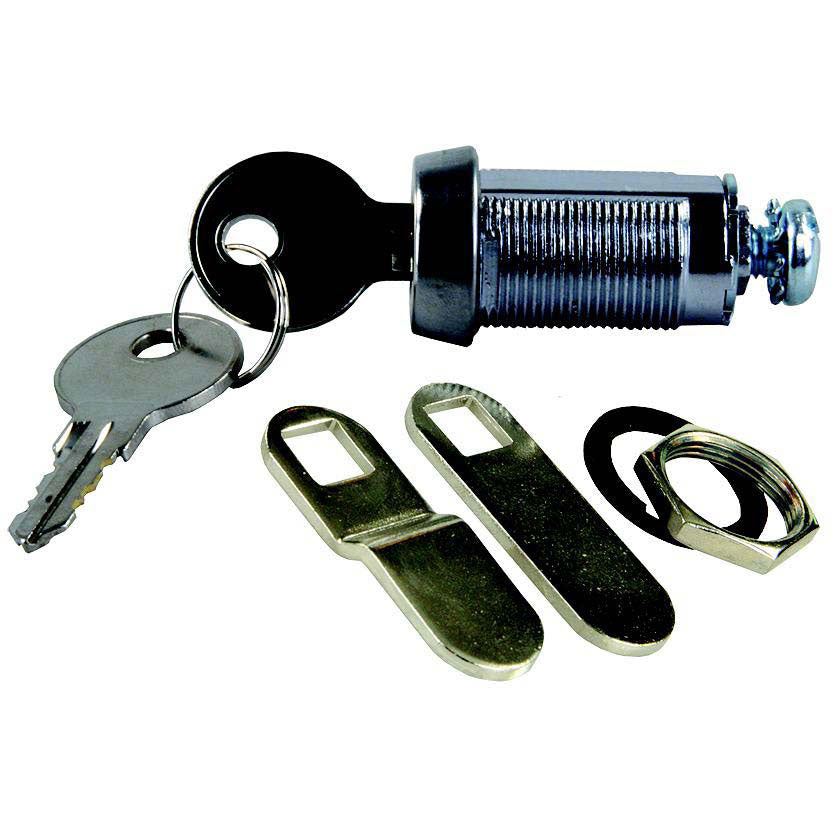 JR Products Deluxe Compartment Door Key Lock, 1-1/8