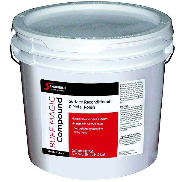 Shurhold Buff Magic Compound, 160 oz (10 lb), White