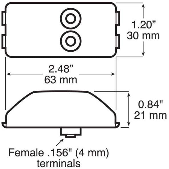 Anderson V203W LED Utility Light Kit w/Bracket