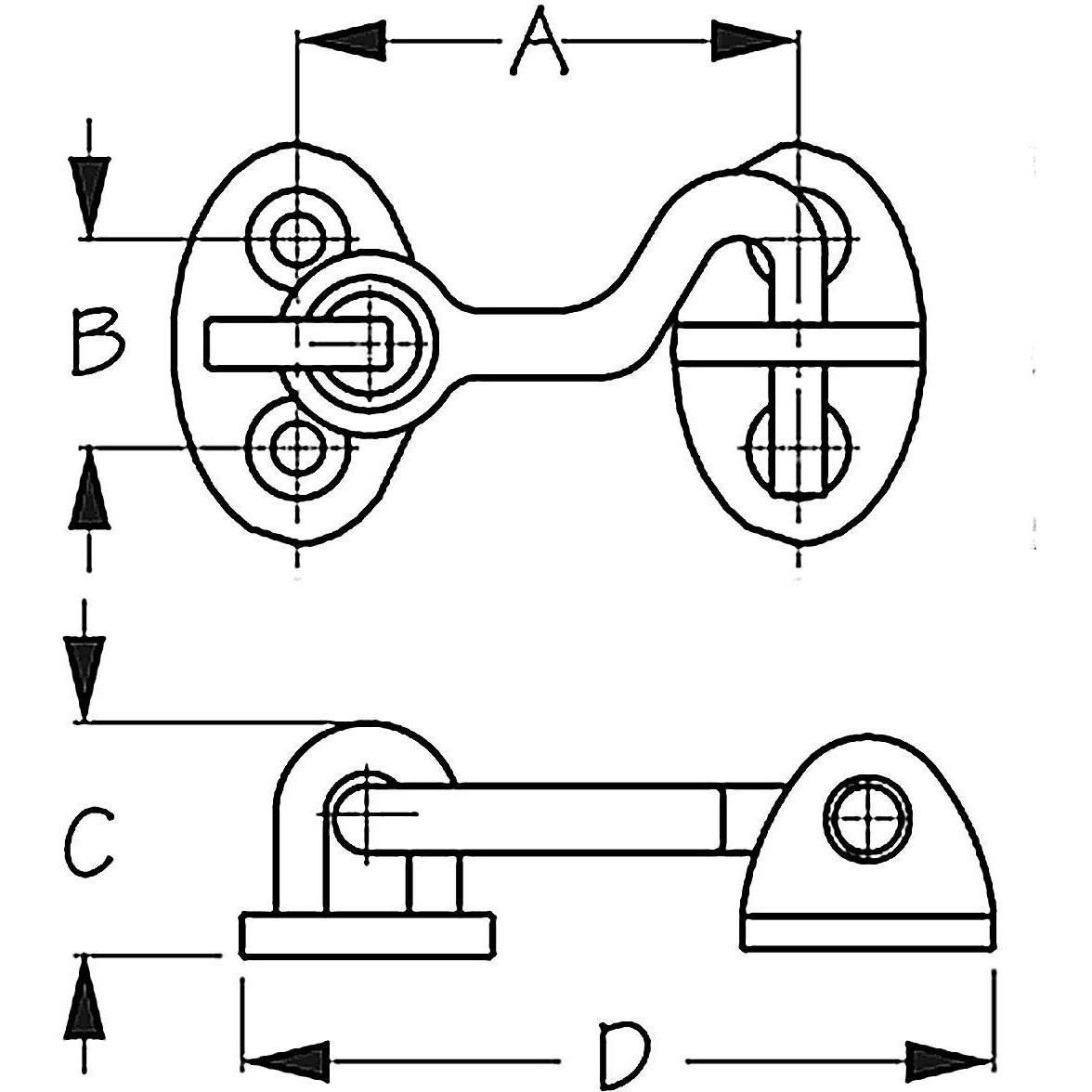 Sea-Dog 2220501 Door Hook, 1-1/2