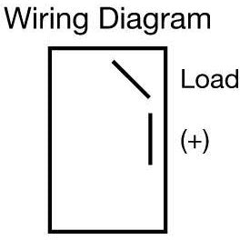 JR Products Black Water Resistant RV Switch