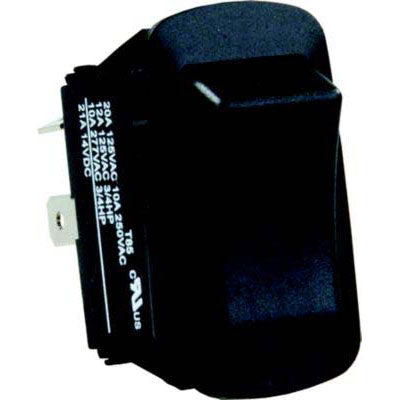 JR Products Black Water Resistant RV Switch