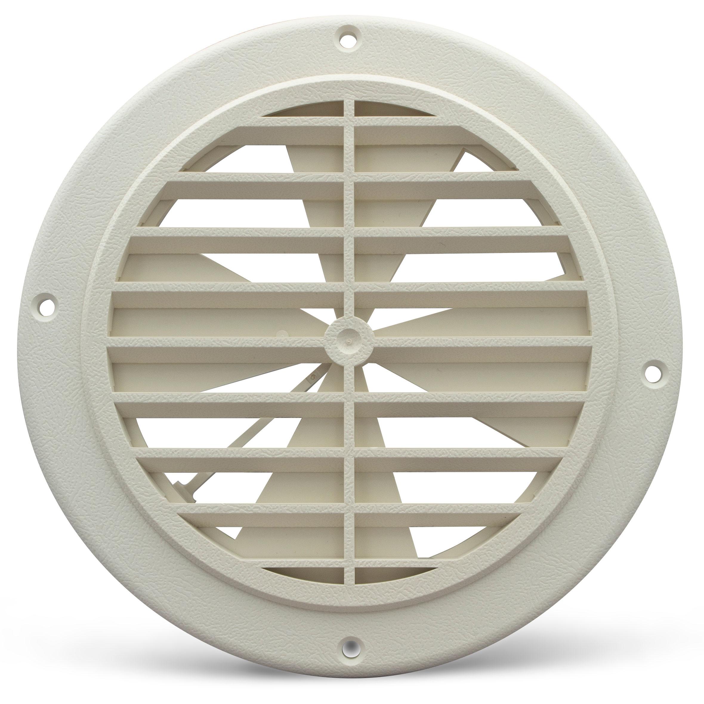 865-94275 Ceiling Grill, White w/ Damper