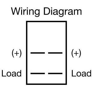 JR Products Mini Labeled On/Off Switch