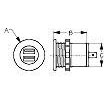 Sea-Dog 4265041 Dual USB Power Socket