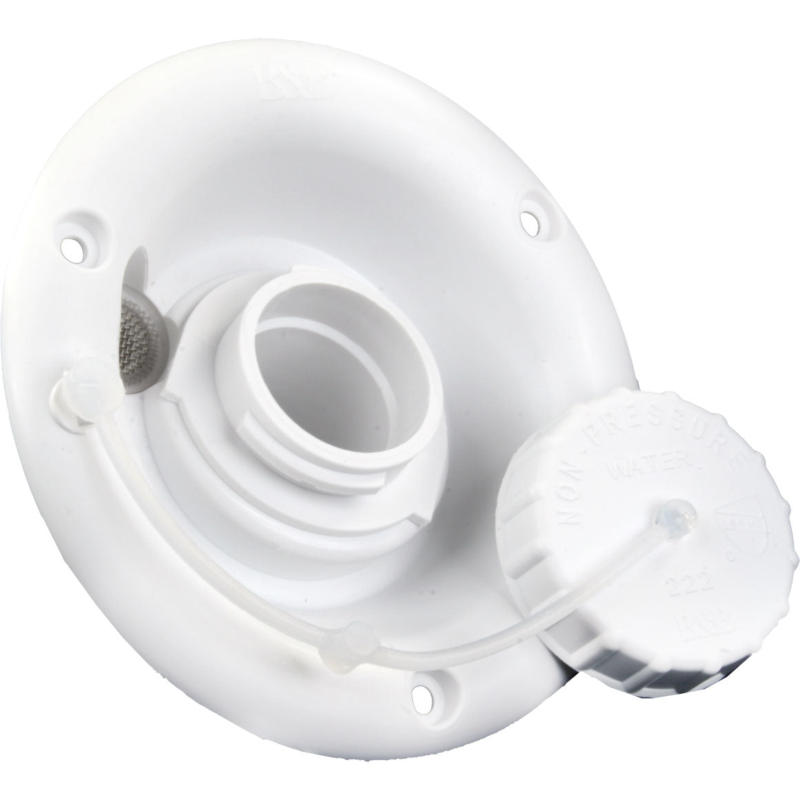 Gravity Water Dish, Polar White