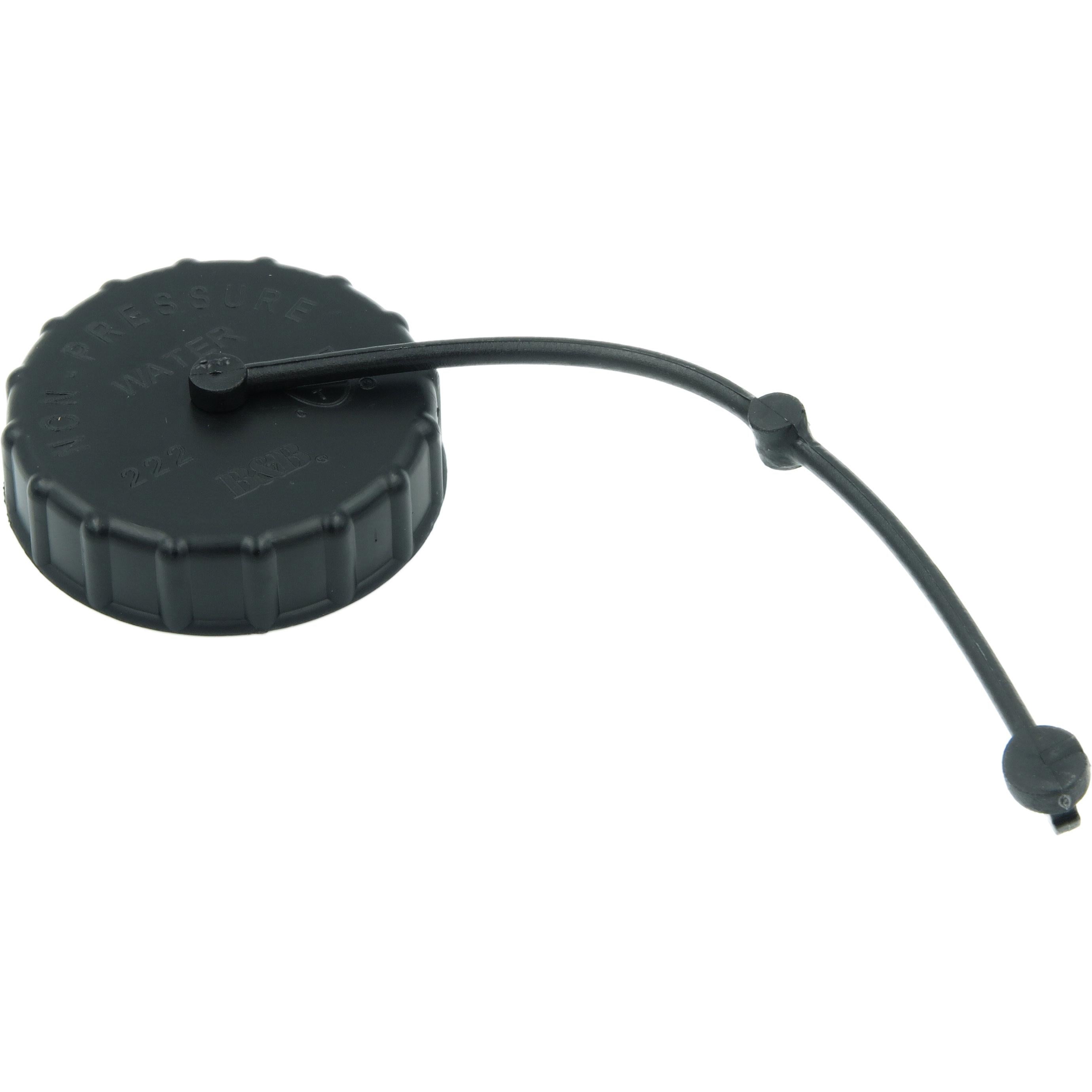 Gravity Water Fill Cap/Strap, Black