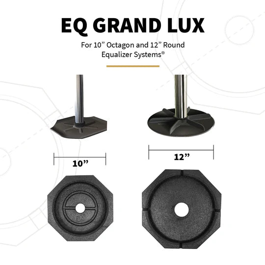 EQ Grand Lux Permanent RV Jack Pads (6-pack)