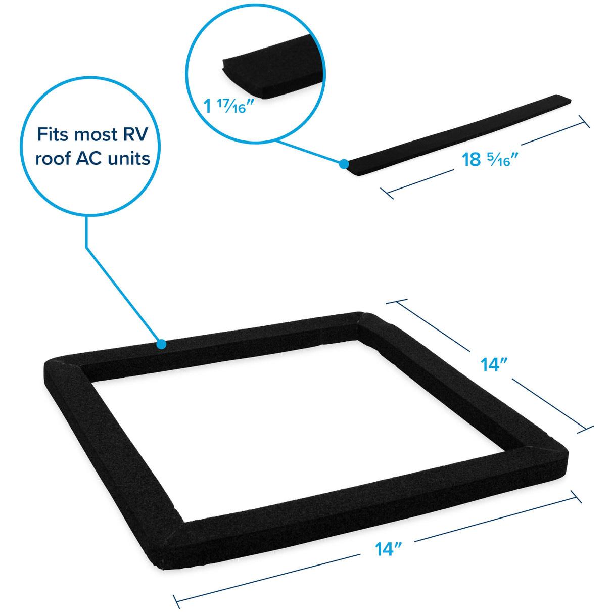Camco 14" x 14" Universal Roof Air Conditioner Gasket Kit