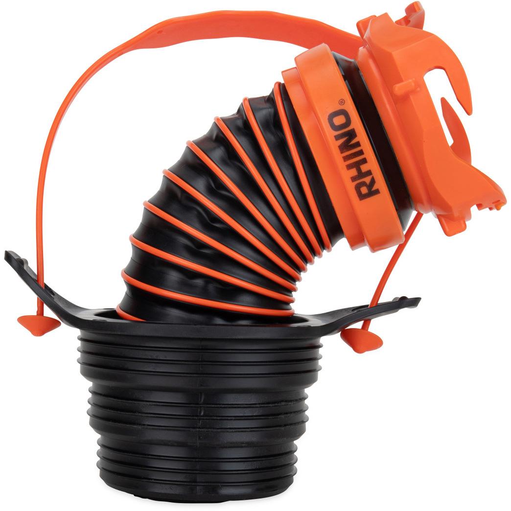 Camco RV Sewer Hose Seal, Flexible 3-in-1 with RhinoExtreme and Handle