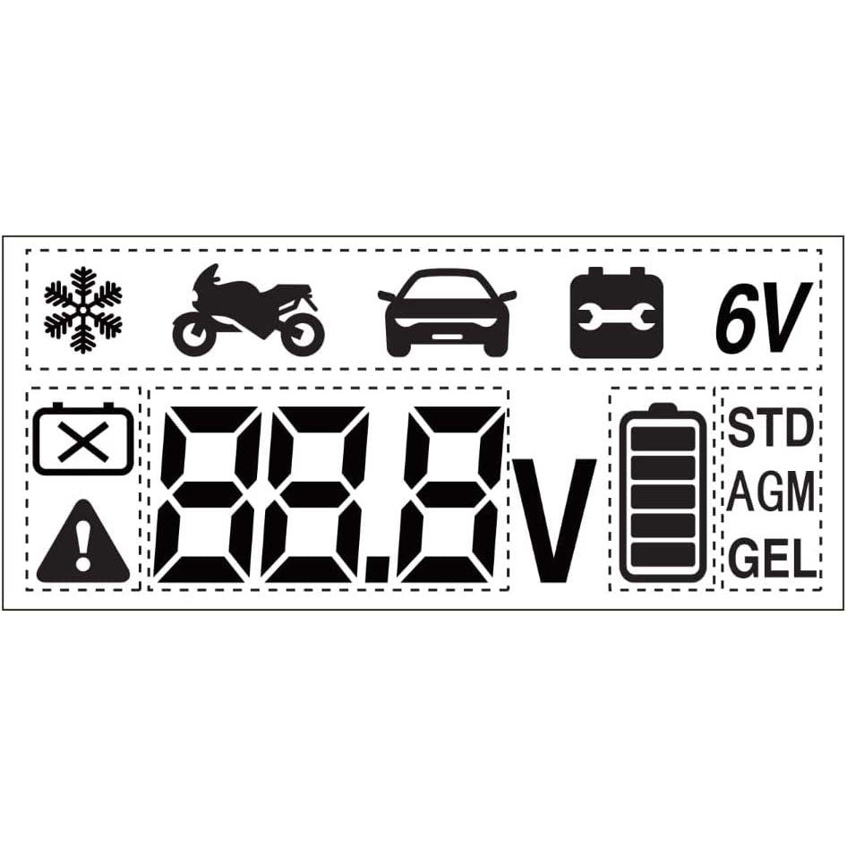 PowerMax 11-Stage Smart 6V & 12V Battery Charger for Car, Marine, and Motorcycle – 7.2 Amps