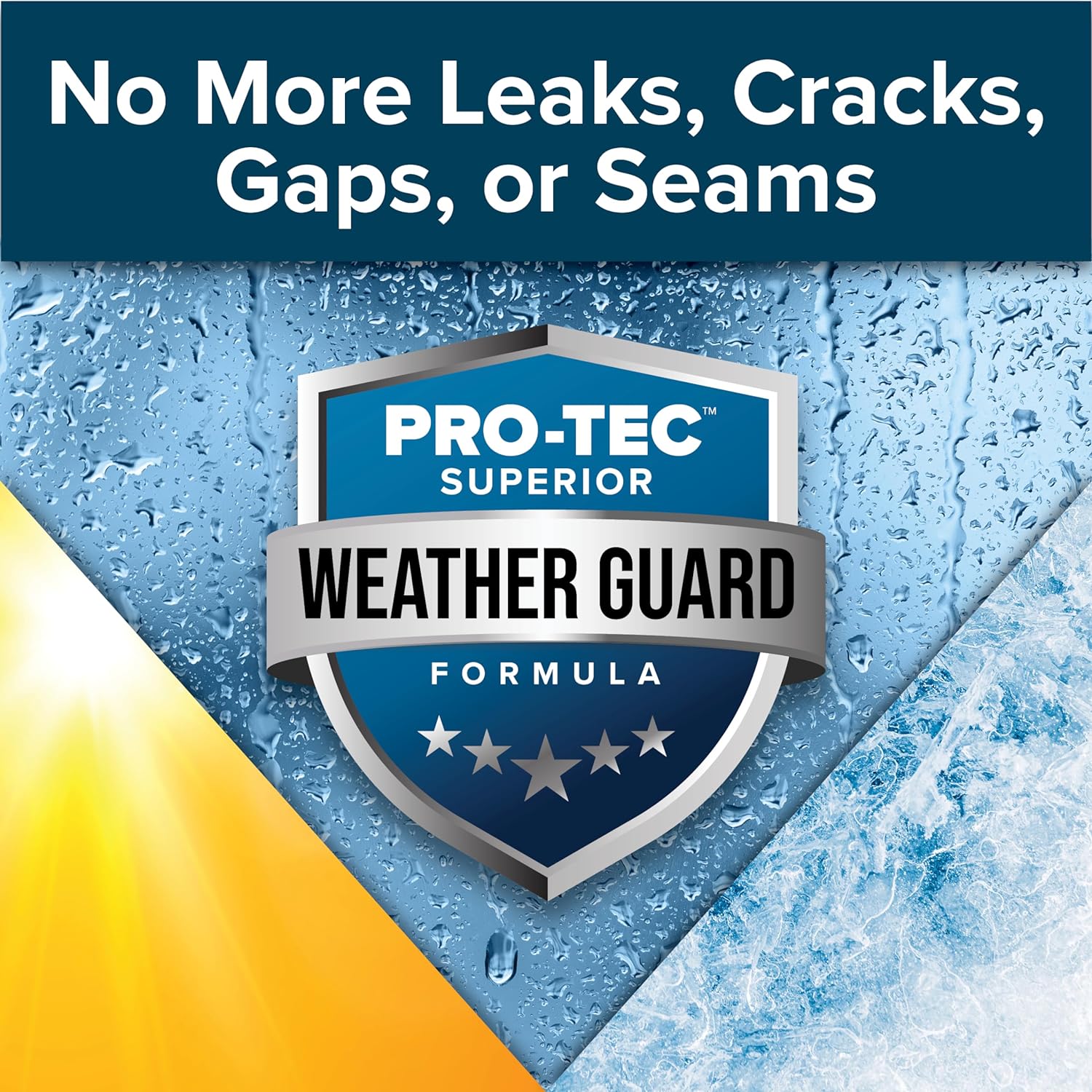 Camco Pro-Tec Self-Leveling RV Roof Sealant, Classic White 10.1 fl oz (300 mL)