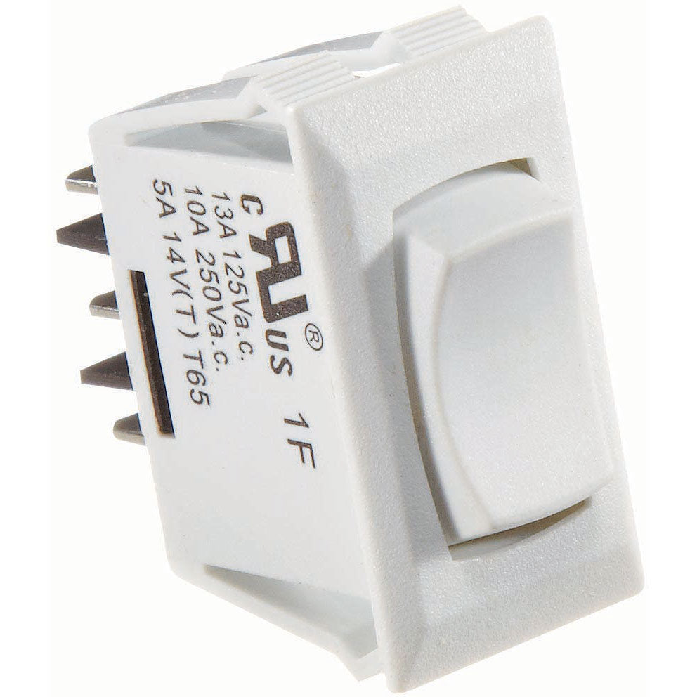 Rocker Switch, 10 A, Momentary On/Off/Momentary On - SPDT - Cut-Out .550