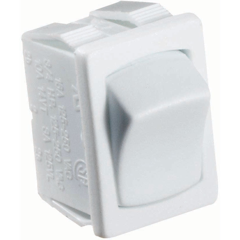 Rocker Switch, 10 A, On/Off - SPST - Cut-Out .508