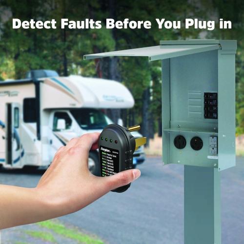 Energizer 50 Amp RV and EV Receptacle Tester 14-50