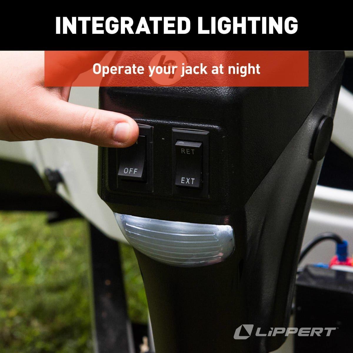 Electric Tongue Jack (Black) 3500#