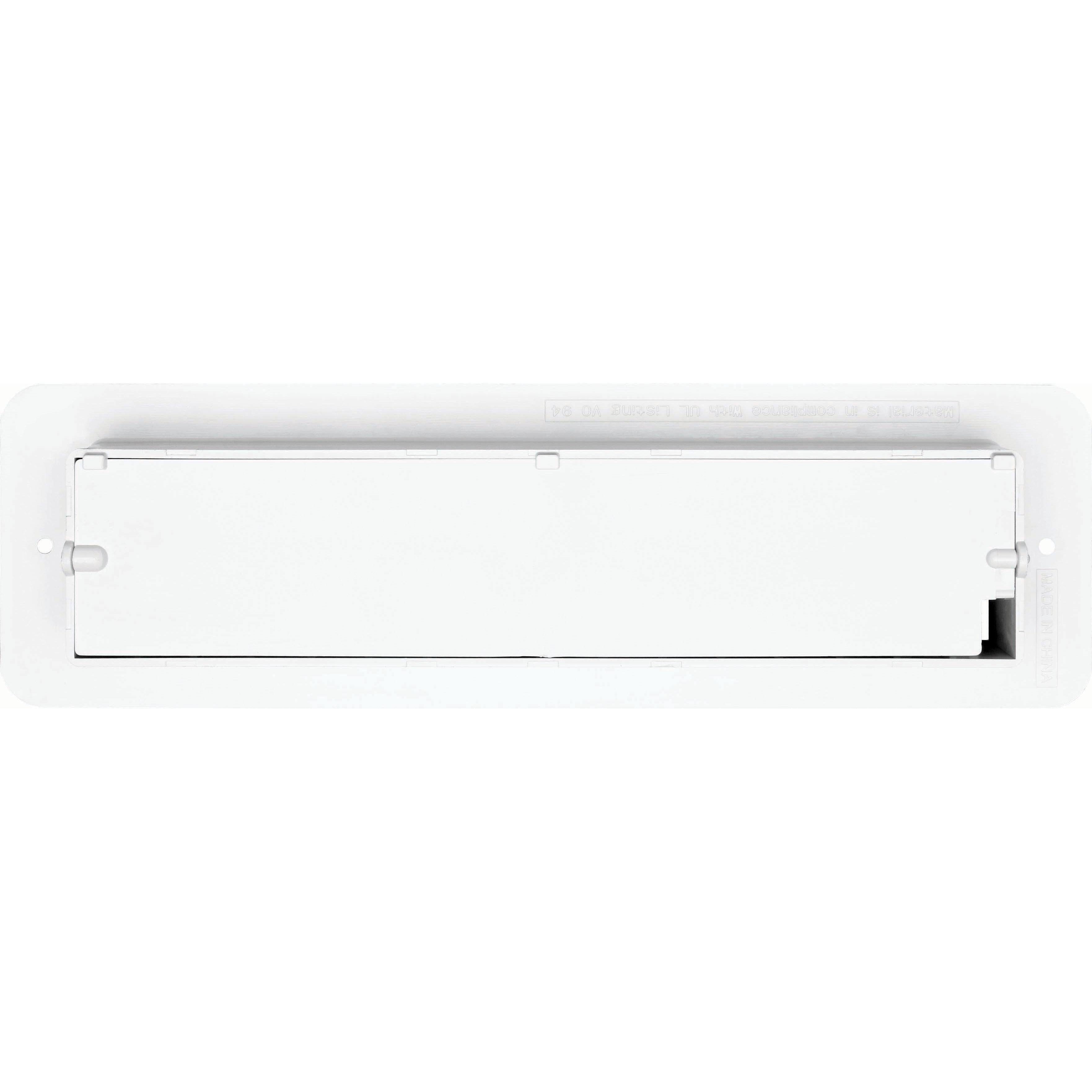 Vent Register, Plastic, Damp 2.25"x10"