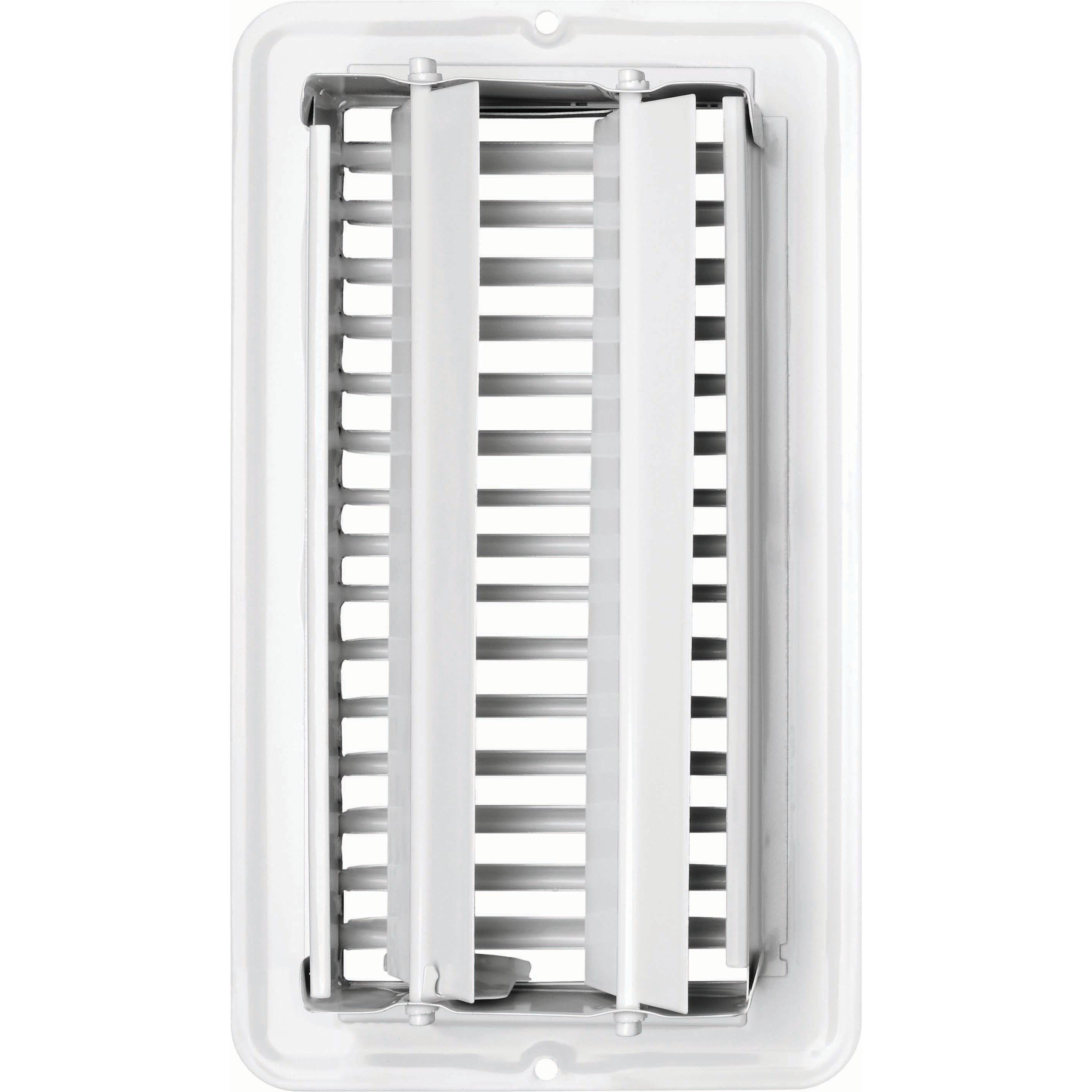 Vent Register, Metal, Damp 4"x8"