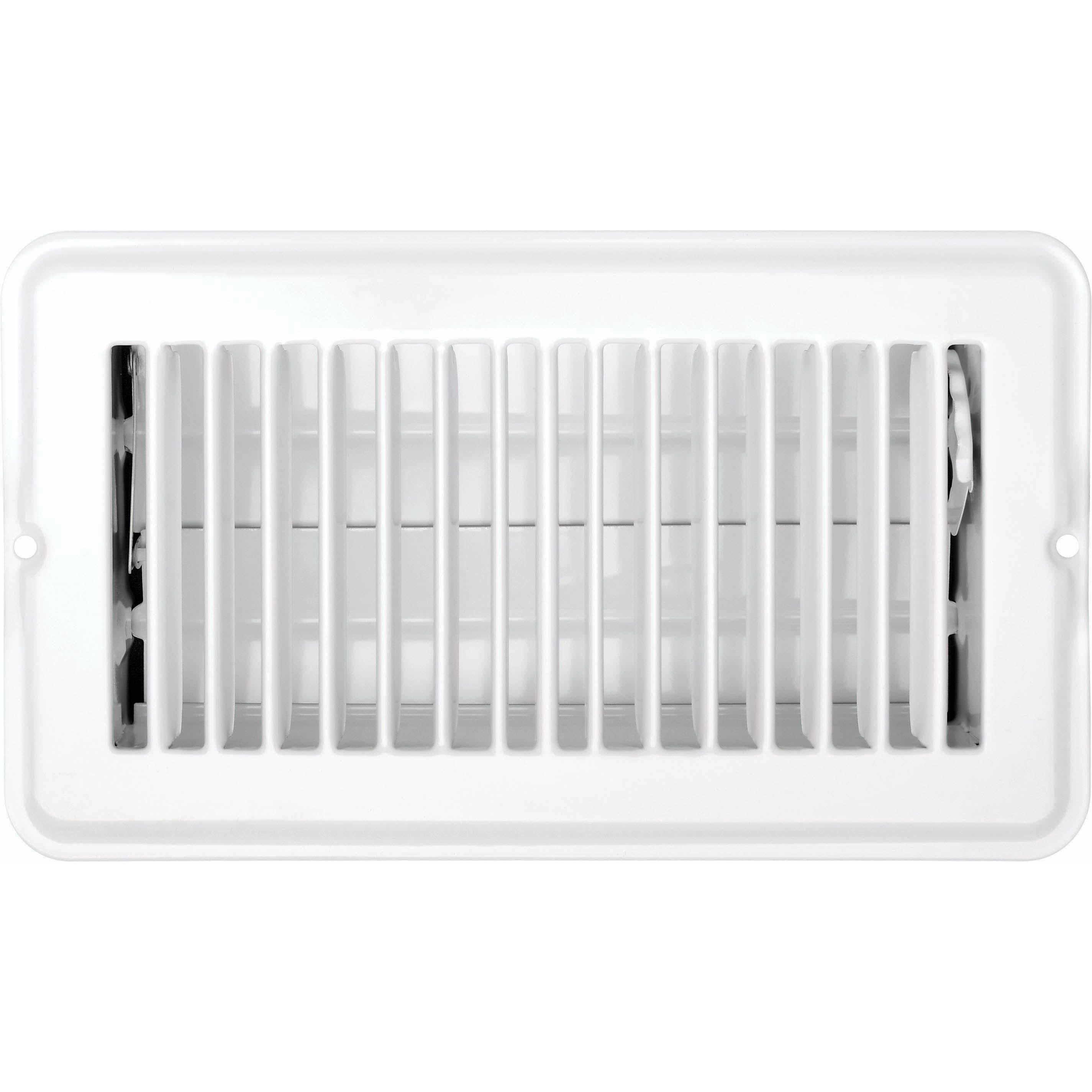 Vent Register, Metal, Damp 4"x8"