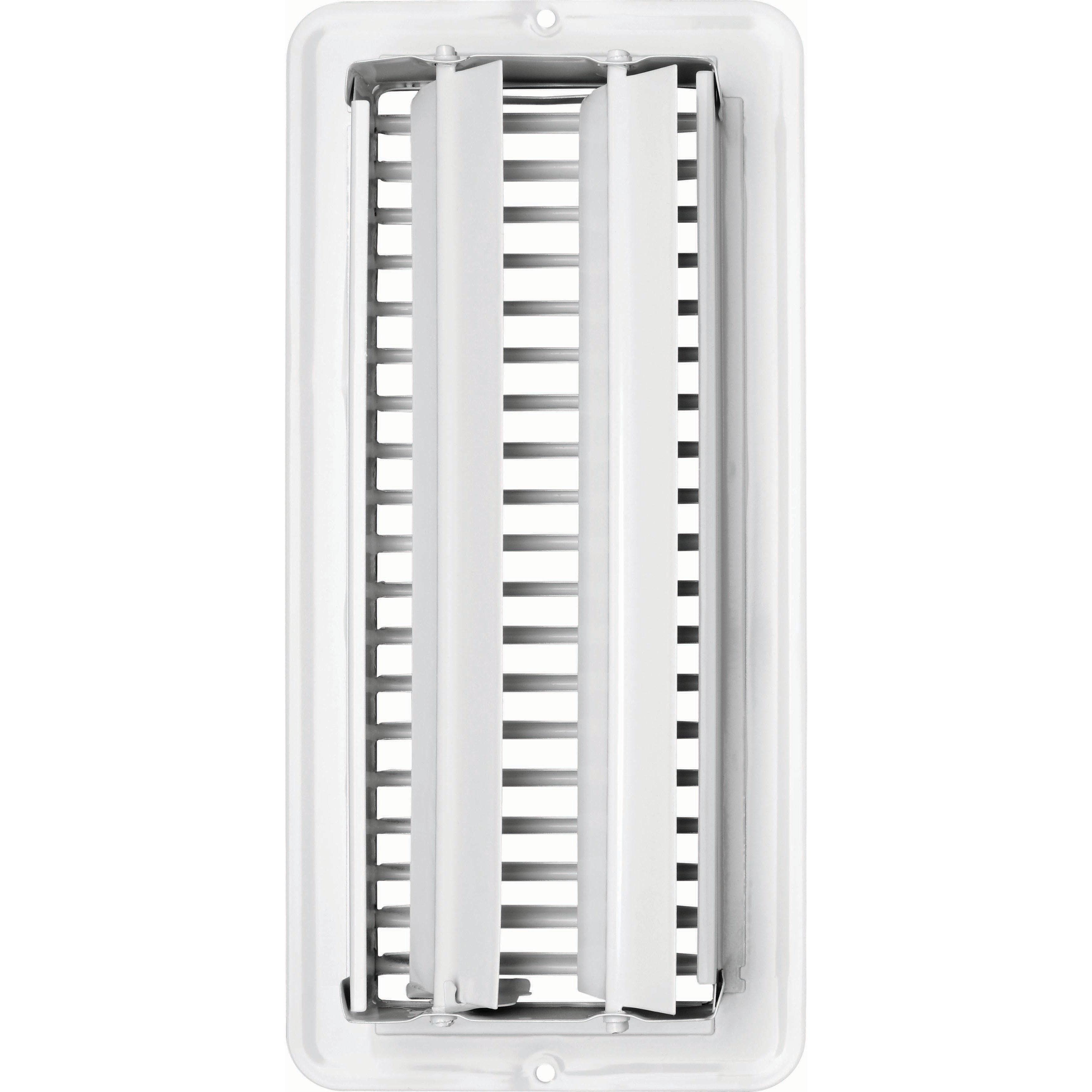 Vent Register, Metal, Damp 4"x10"