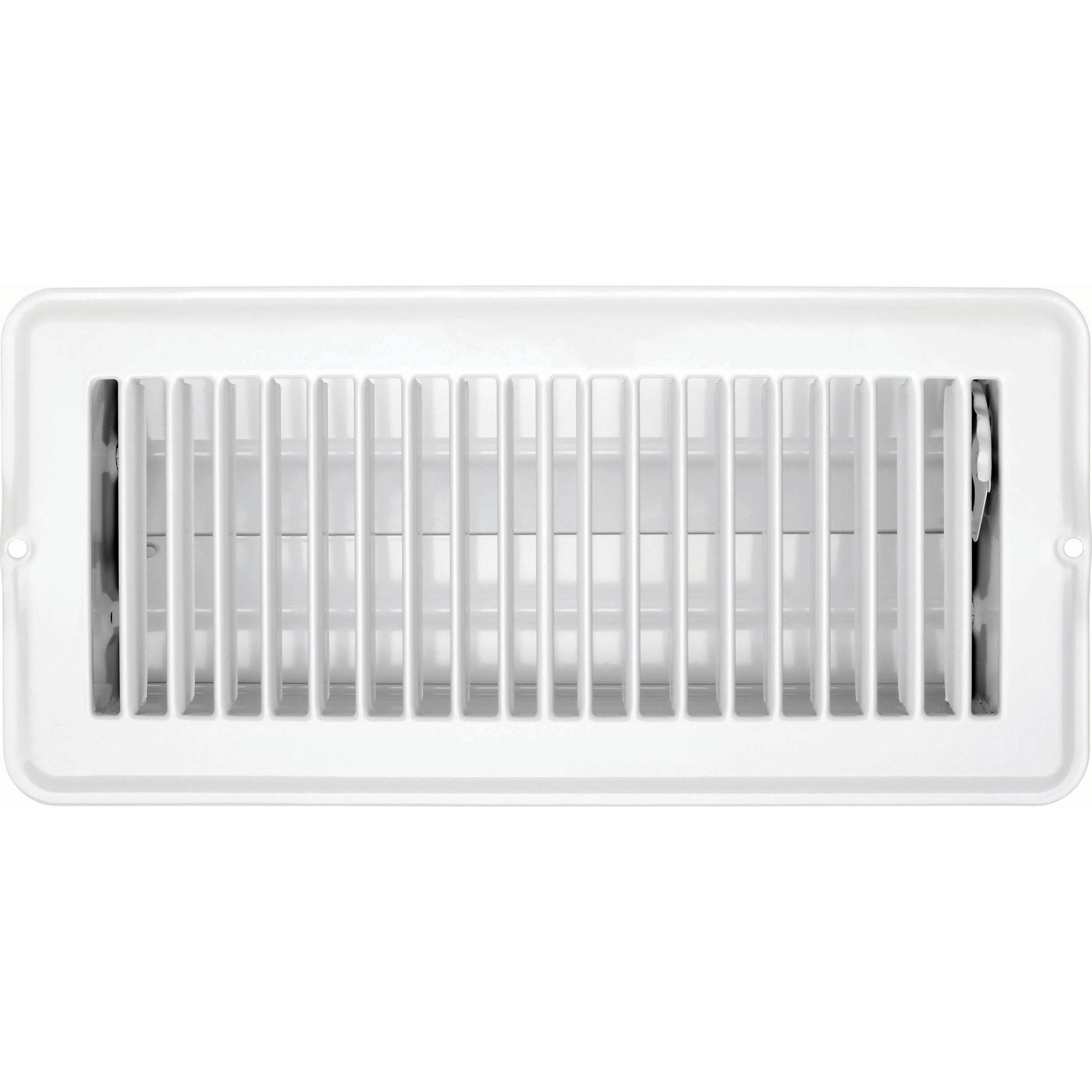 Vent Register, Metal, Damp 4"x10"