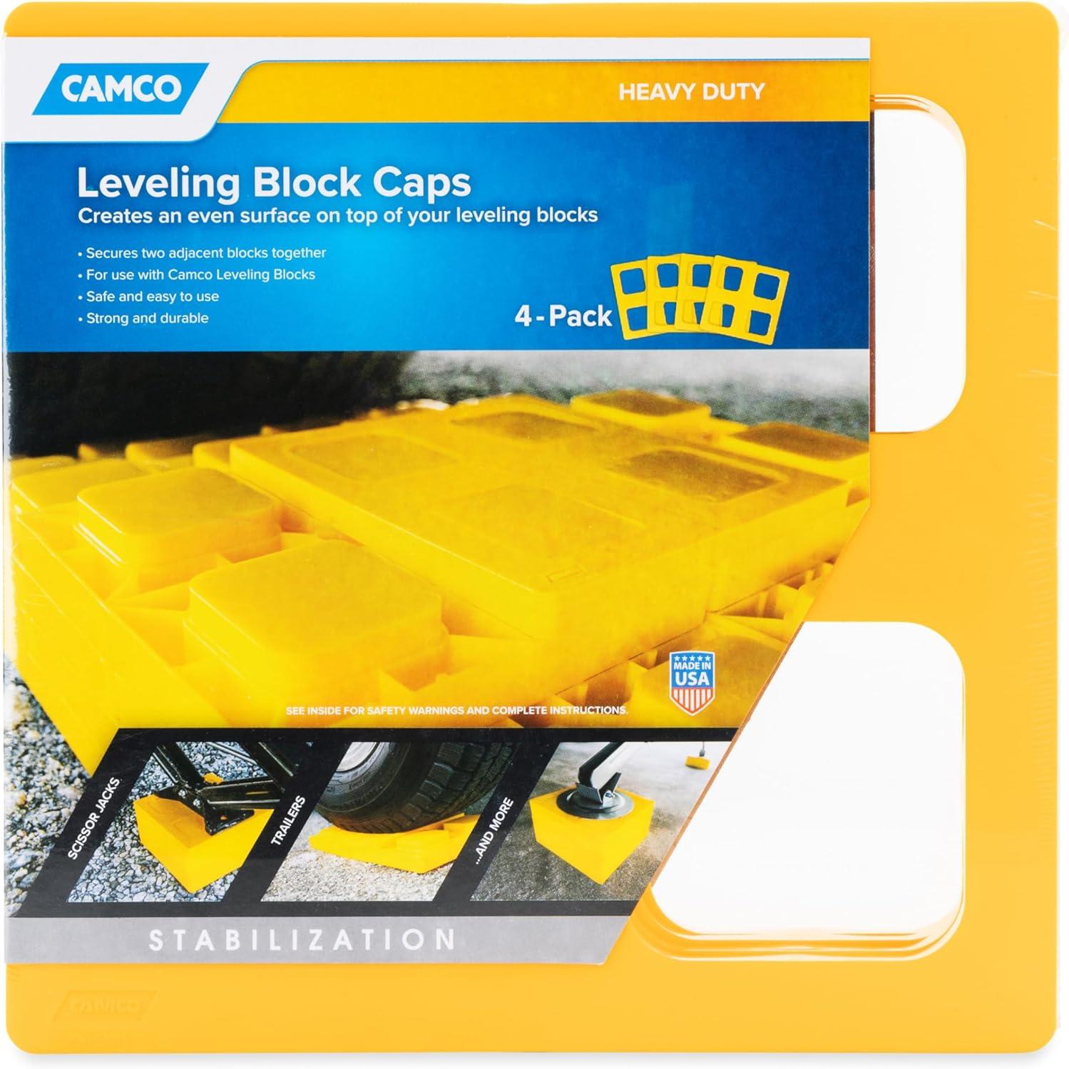 Camco Leveling Block Caps, 4 Pack (Eng/Fr)